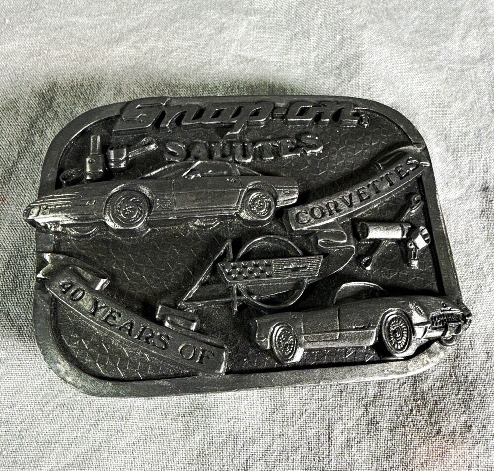 Snap-on 40 Years of Corvettes Chevy Corvette 1993 Belt Buckle